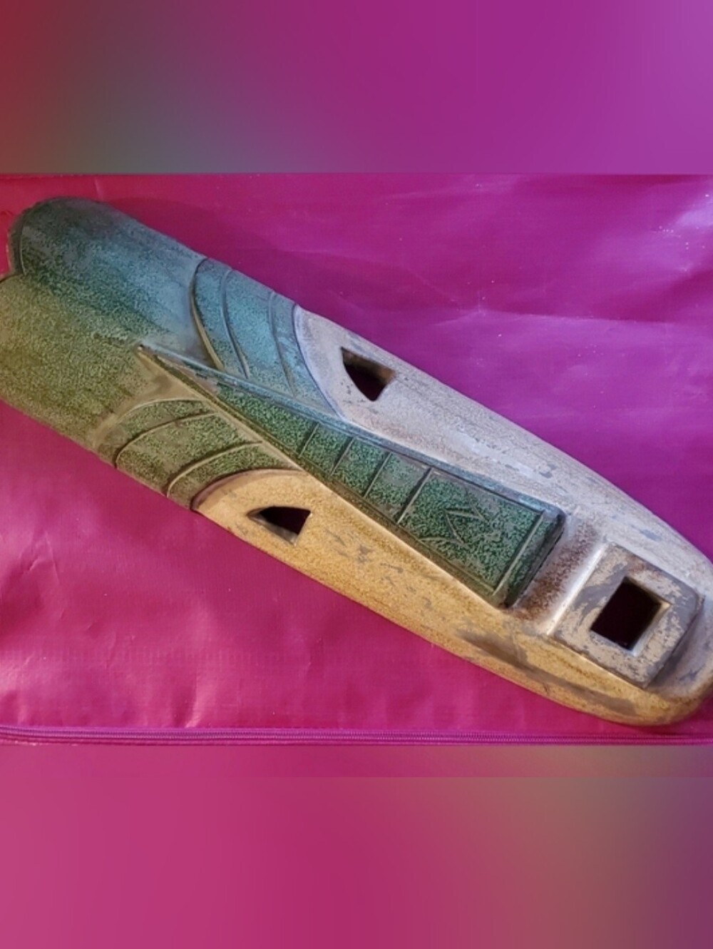 Handcarved, Wood, Large, 19.5 Inches Long Indonesian Mask